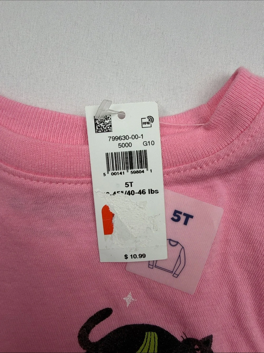 Old Navy Pink Pumpkin 'Meowgic' Long-Sleeve Tee - Kids